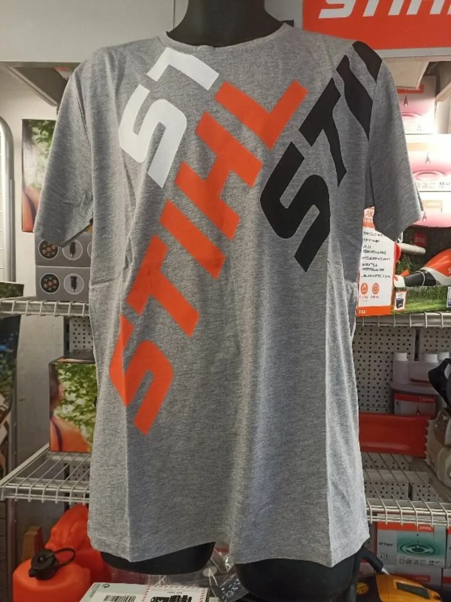 STIHL T-SHIRT GREY - FOR SALE - Image 1