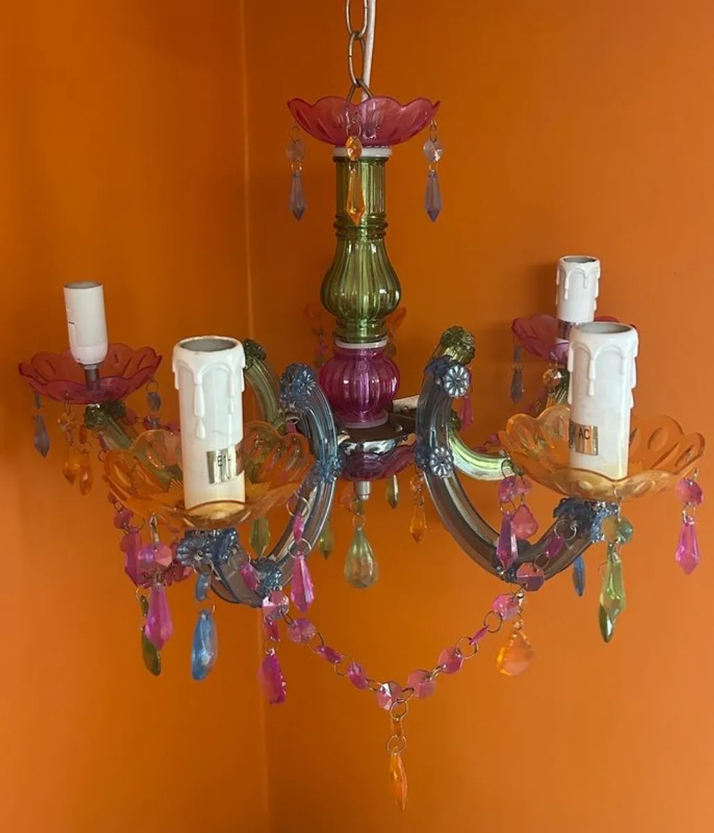 Colourful Chandelier Ceiling light - Image 2
