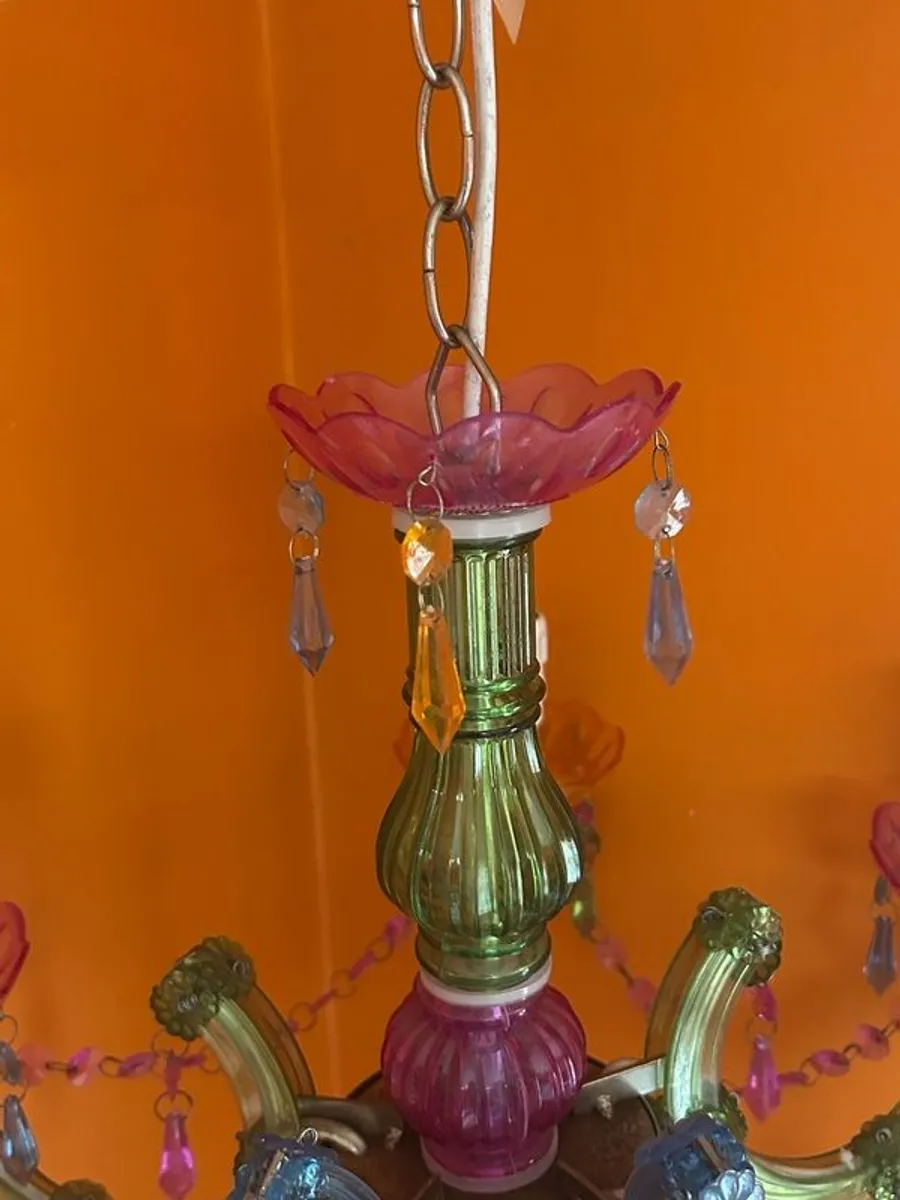 Colourful Chandelier Ceiling light - Image 4