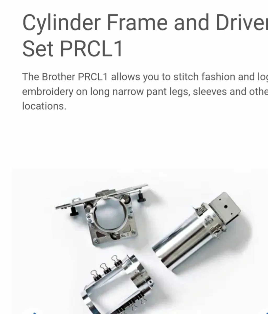 Brother Cylinder Embroidery Frame - Image 1