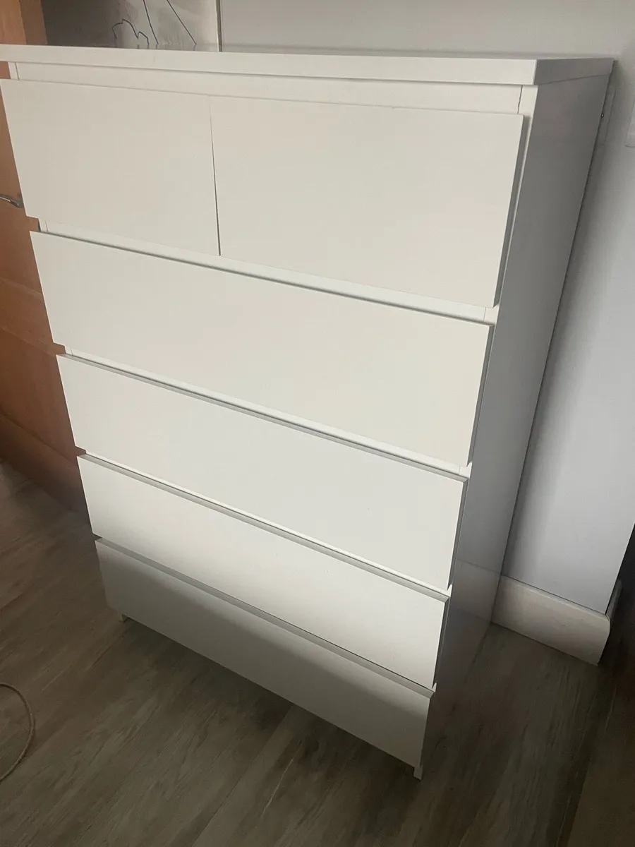 Ikea MALM Chest of 6 drawers - Image 1