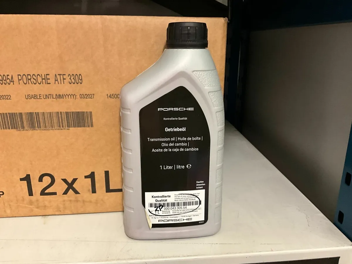 Online Auction Of Porsche Transmission Oil & More! - Image 1