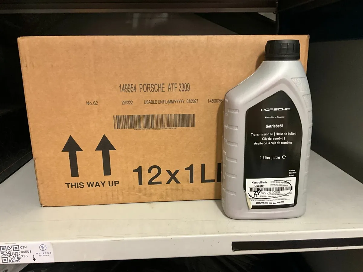 Online Auction Of Porsche Transmission Oil & More! - Image 3