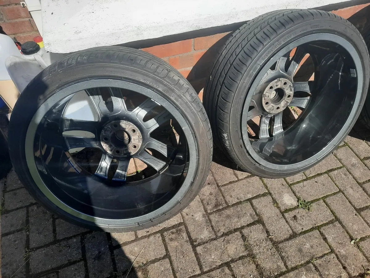 Audi A4, A6 Genuine 19" Alloys with New tyres - Image 4