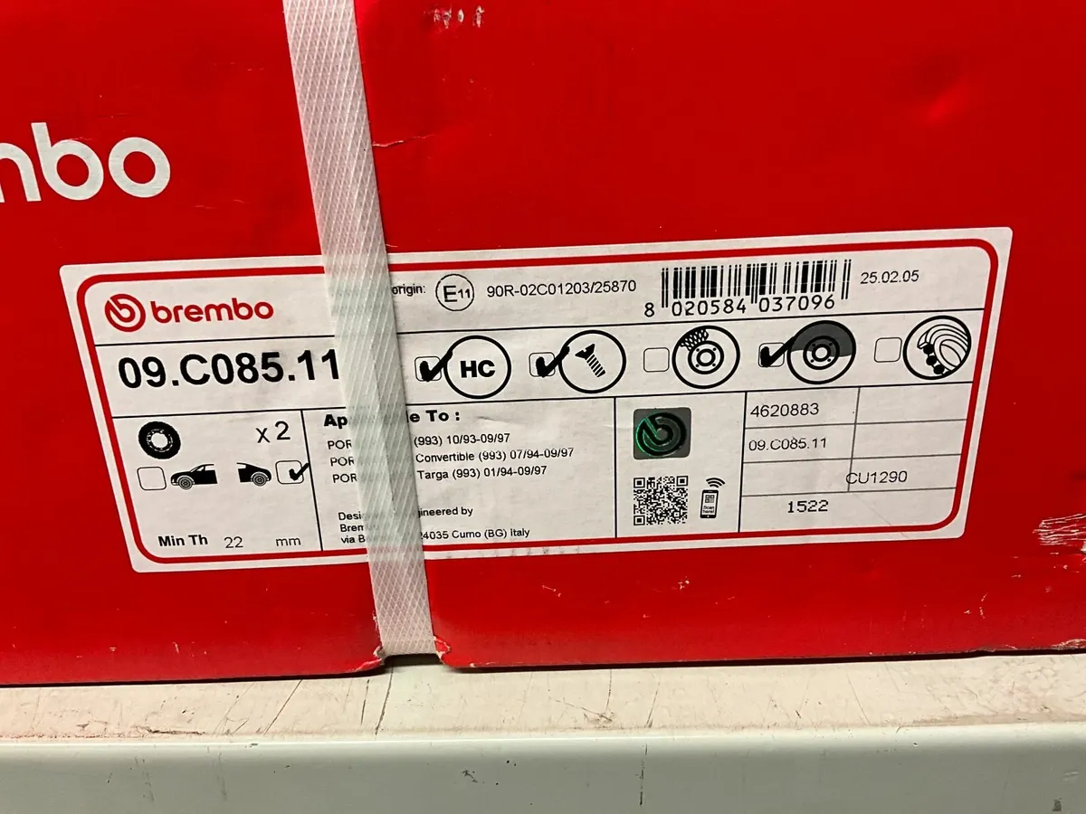 Online Auction Of Brake Disc’s For Porsche & More! - Image 2