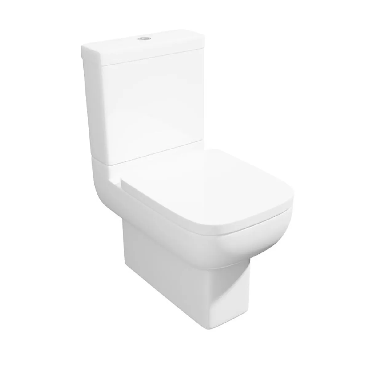 Luxury Square CC Fully BTW Pan RIMLESS Toilet Complete in one Box