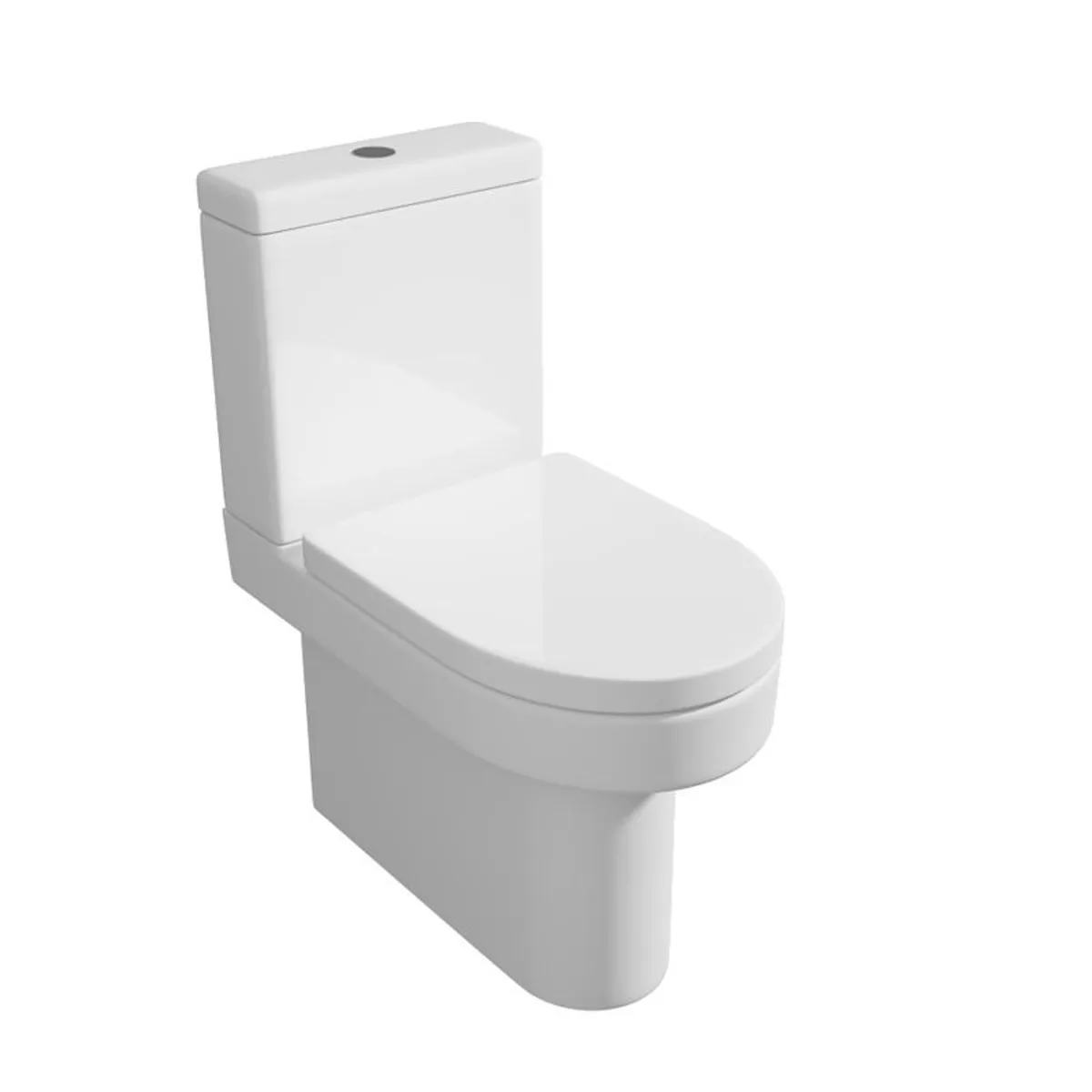Curved CC Comfort RIMLESS Toilet Complete in One Box - Image 1