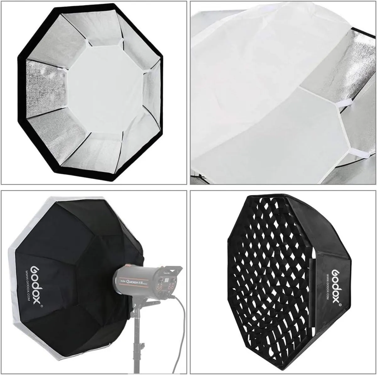 🌟 Godox Softbox with Grid (120cm / 47.2in) 🌟 - Image 3