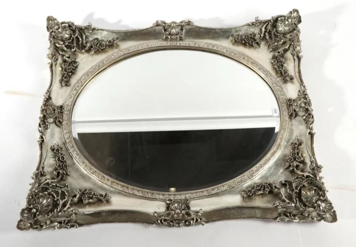 Laura Ashley Beth Mirror Silver - As New - Image 1