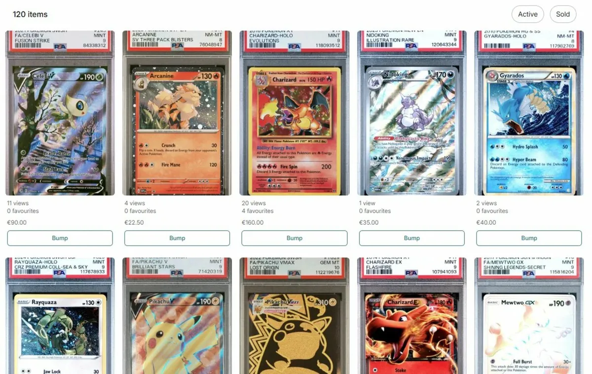 Pokemon cards Charizard Psa graded Holo rare wotc - Image 1