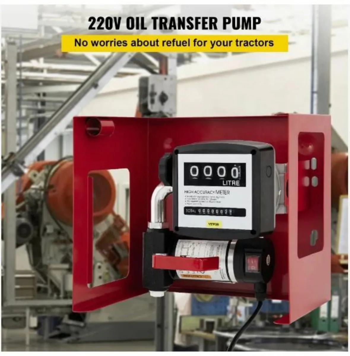 Diesel Pump, 155W Self-Priming Oil Pump - Image 4