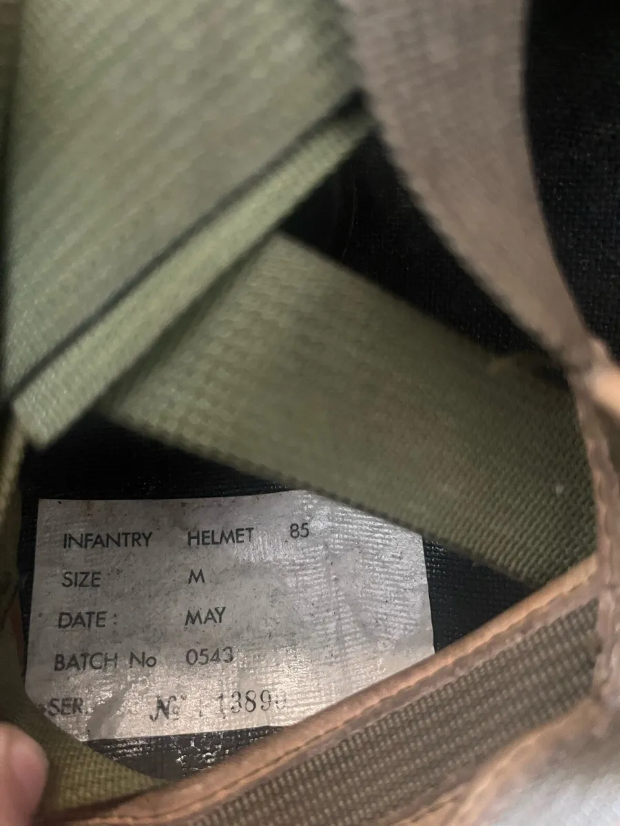 Irish Army M85 Infantry Kevlar Helmet - Image 4