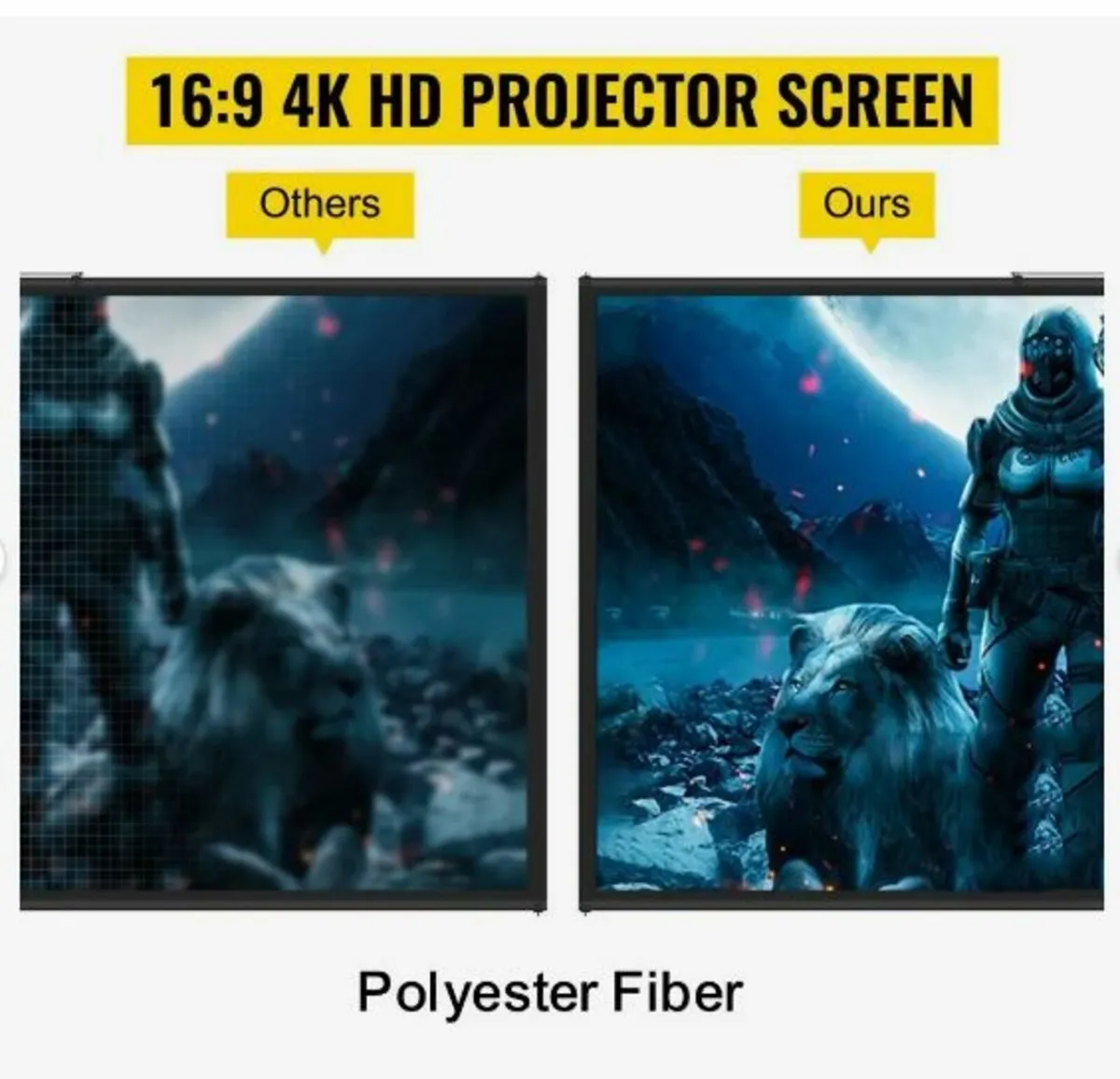 Tripod Projector Screen with Stand 70 inch - Image 1
