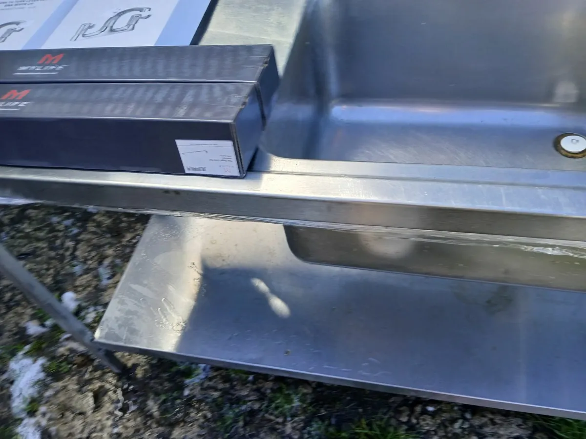 Stainless steel cabbinet sink unit complete - Image 3