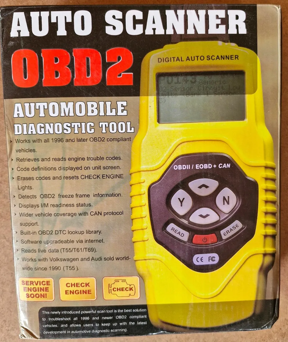 OBD2 Digital Auto Scanner Diagnostic Tool - Image 1