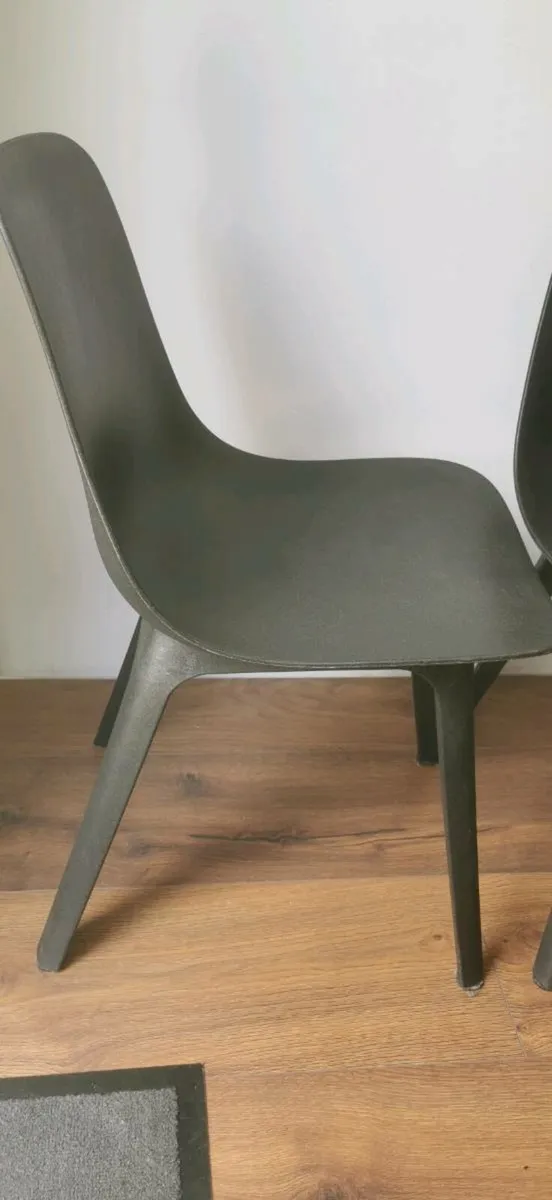 Black IKEA chair x 4 - Image 3