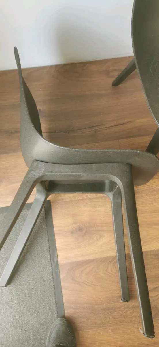 Black IKEA chair x 4 - Image 4
