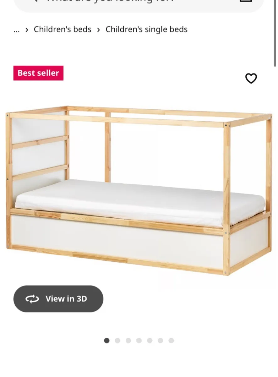 Kura reversible bed frame - Image 1