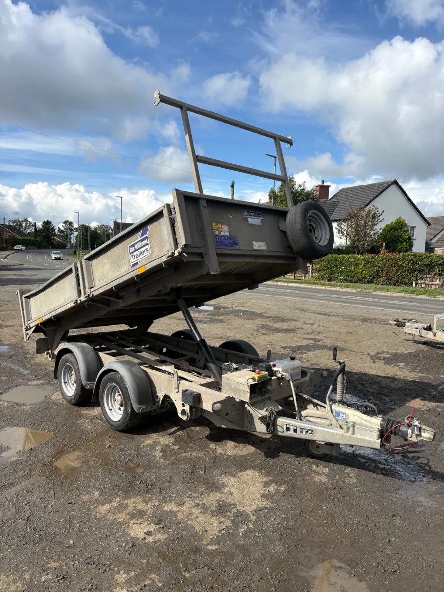2022 Ifor Williams 10ft tipping trailer - Image 1