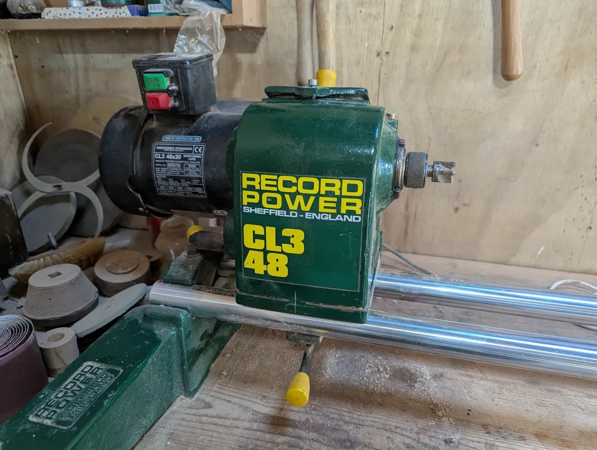 Record wood lathe - Image 4
