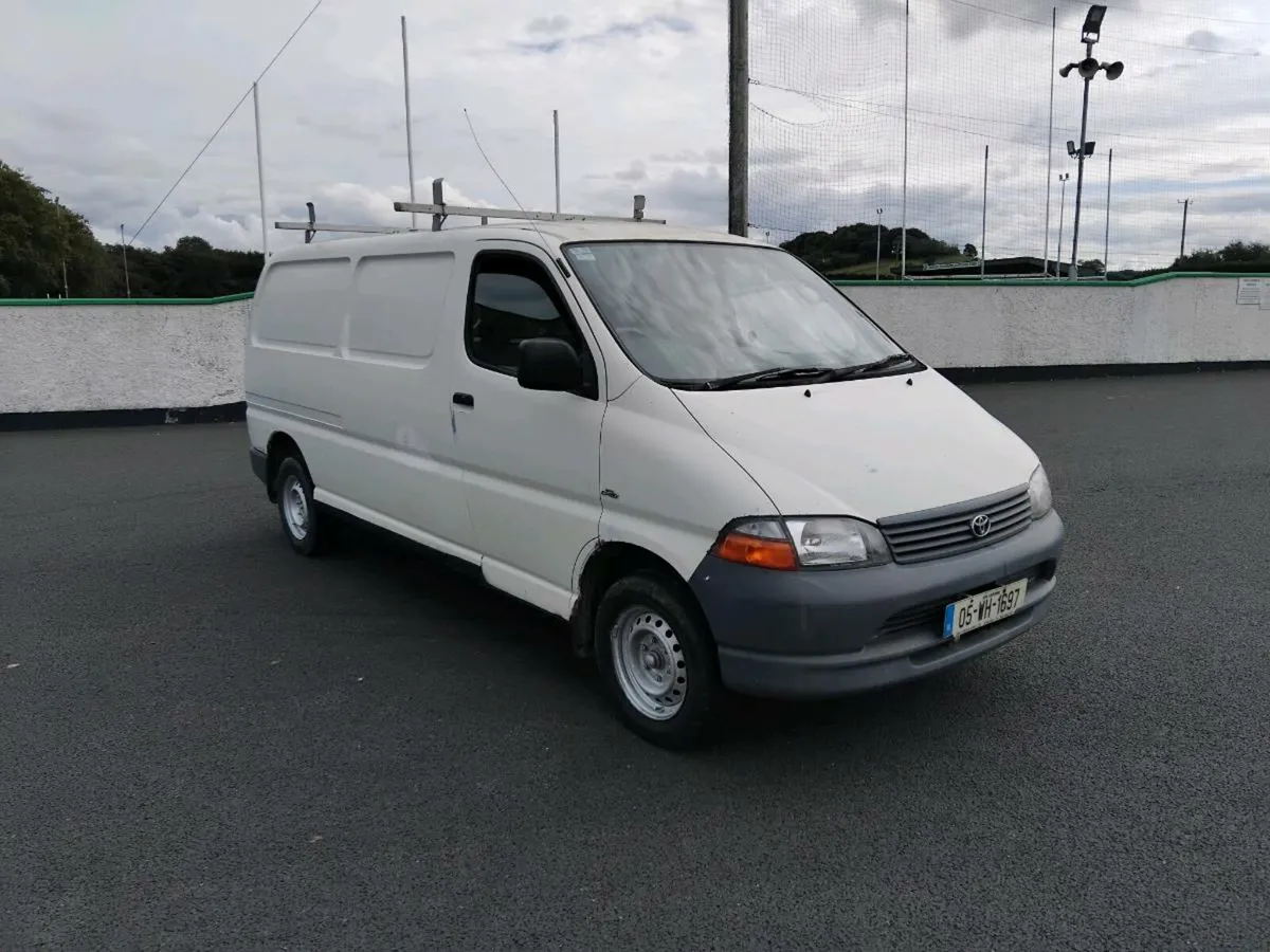 ALL TOYOTA HIACE VANS WANTED FOR CASH - Image 1