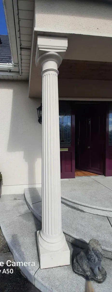 Concrete porch Columns