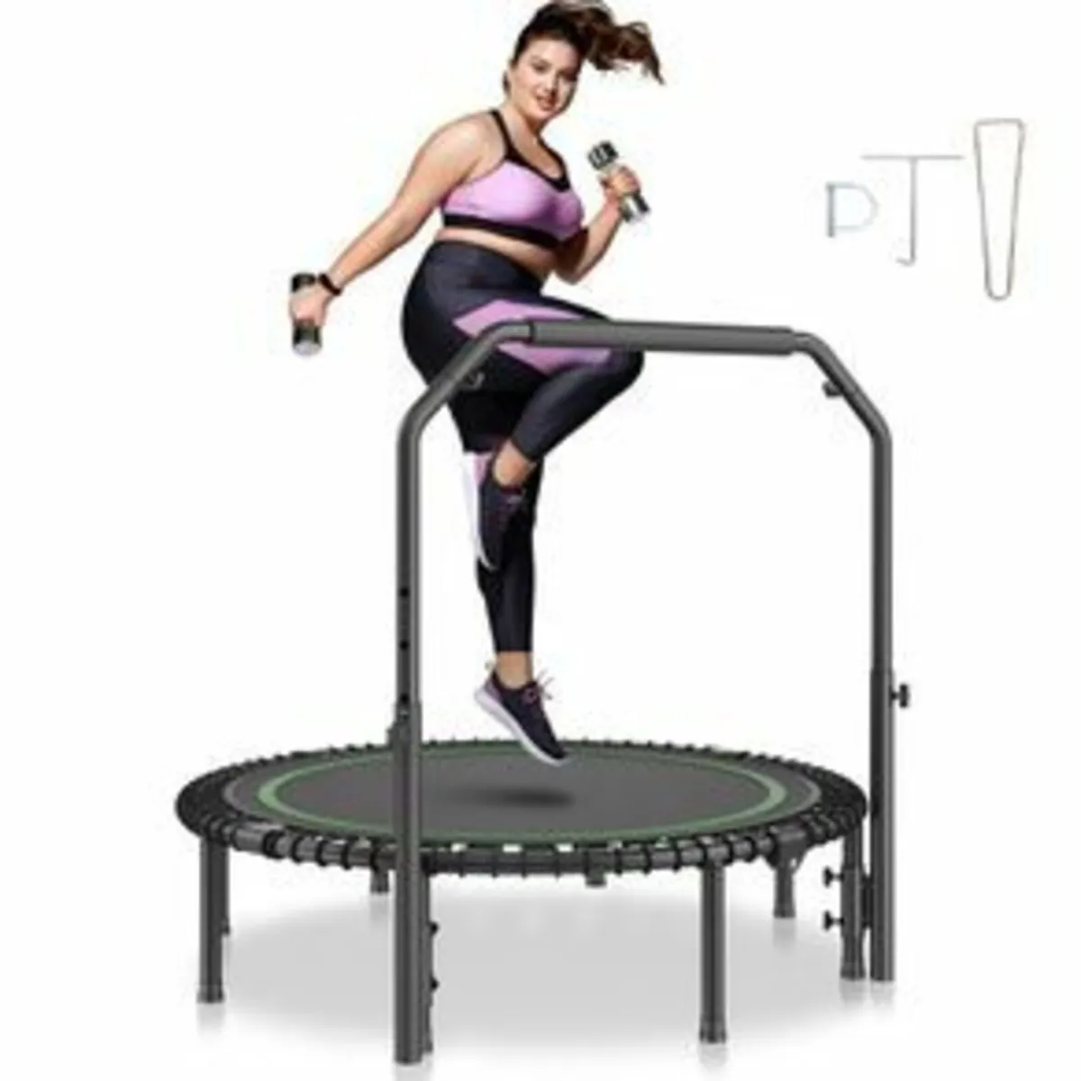 Foldable Mini Fitness Trampoline  Heavy Duty - Image 1