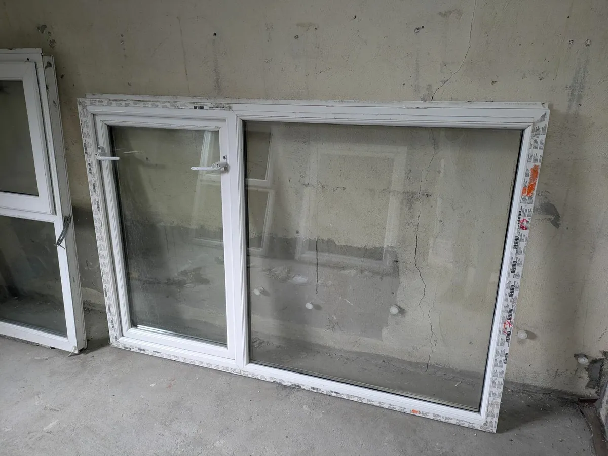 White PVC windows x 4 - Image 1