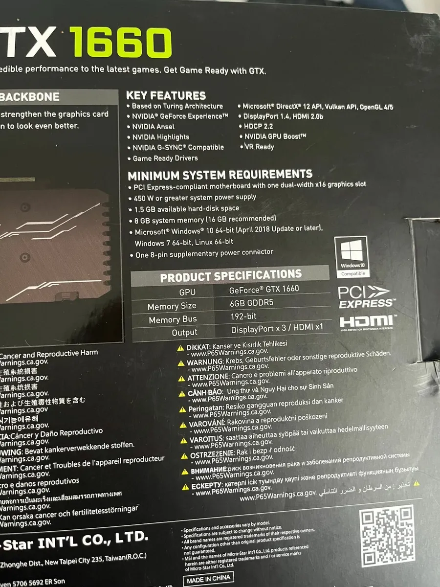 MSI GeForce GTX 1660 Ventus XS 6G OC 6GB - Image 2