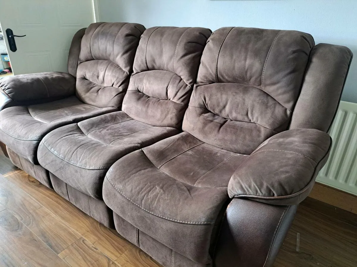 2 piece recliner couch - Image 2