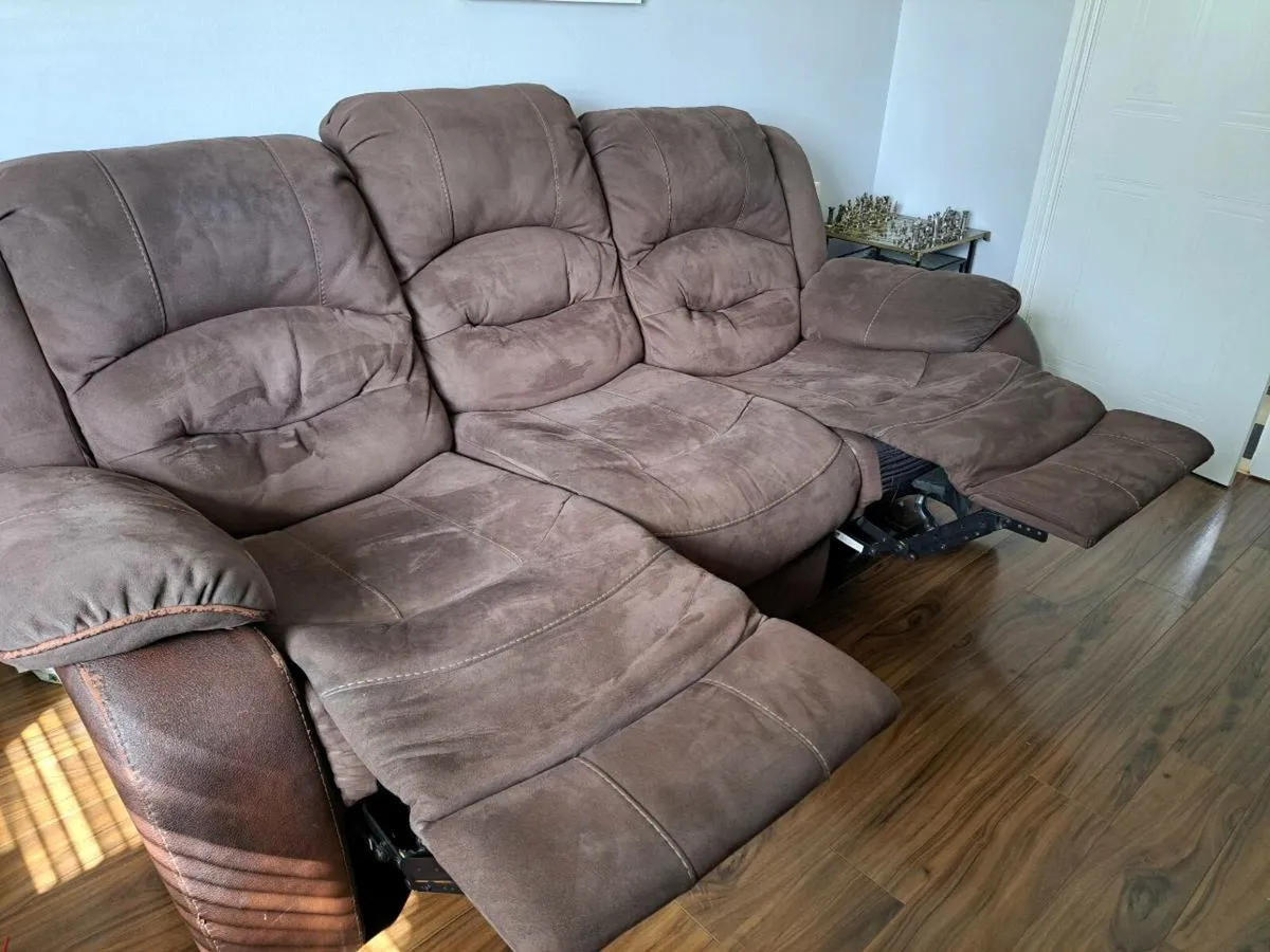 2 piece recliner couch - Image 3