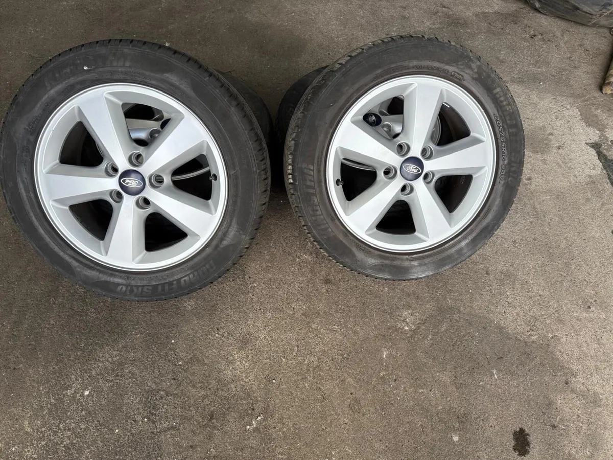 Ford Focus Alloy Wheels & Tyres 205/55R16 - Image 2