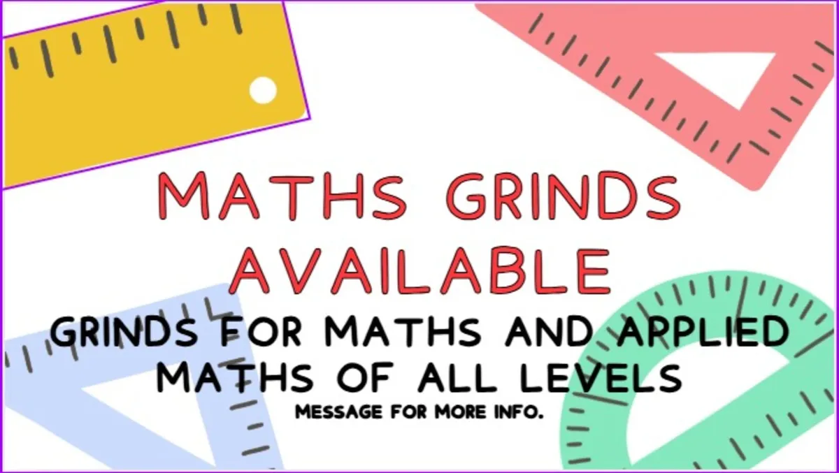 Maths and applied maths grinds