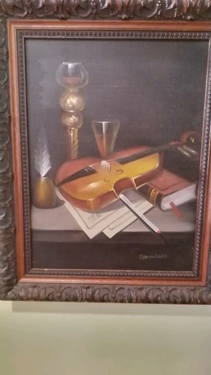 Oil painting by Frank Lean - Image 1