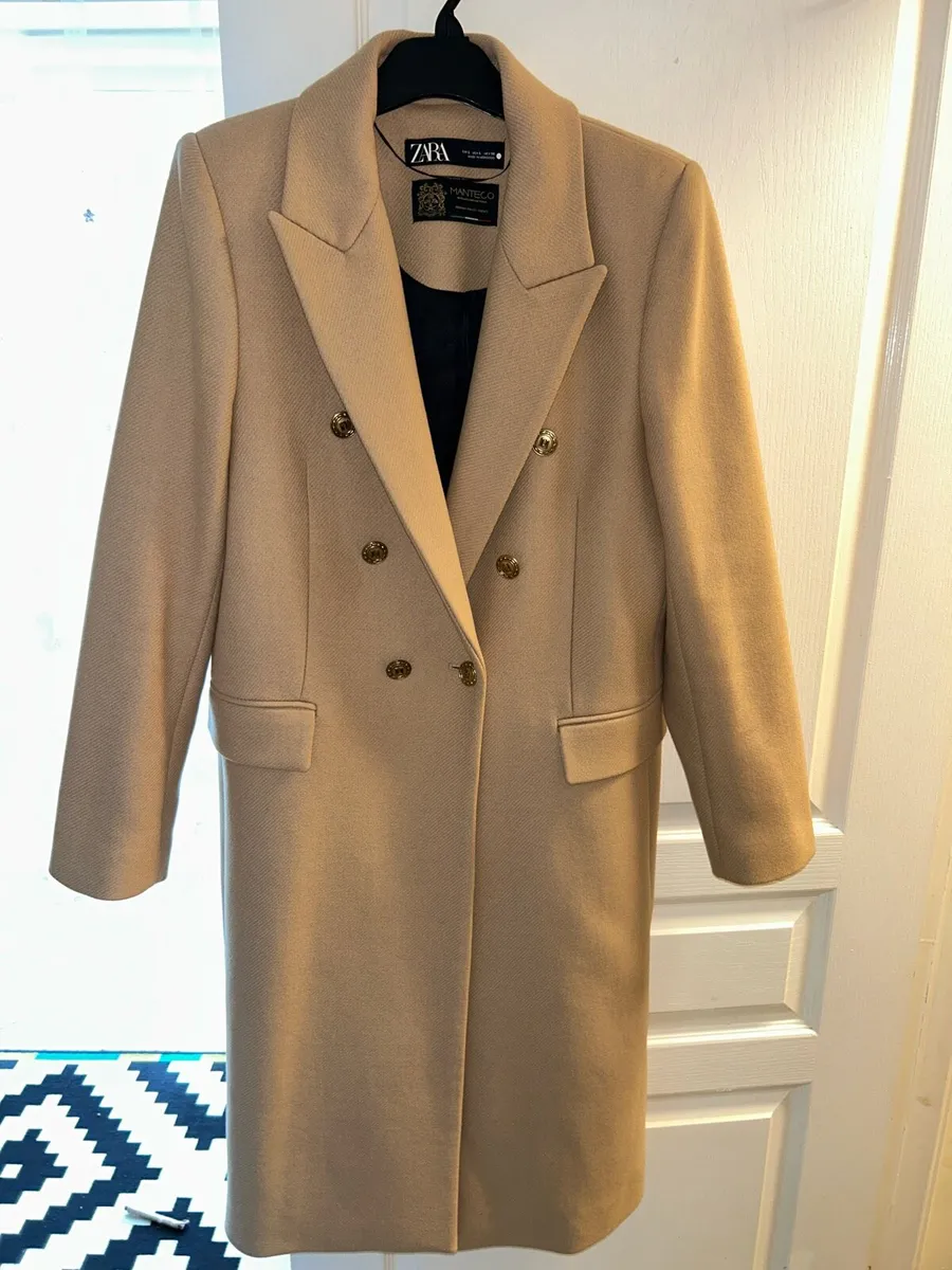 ZARA Manteco Premium Coat 75% Wool - Image 1