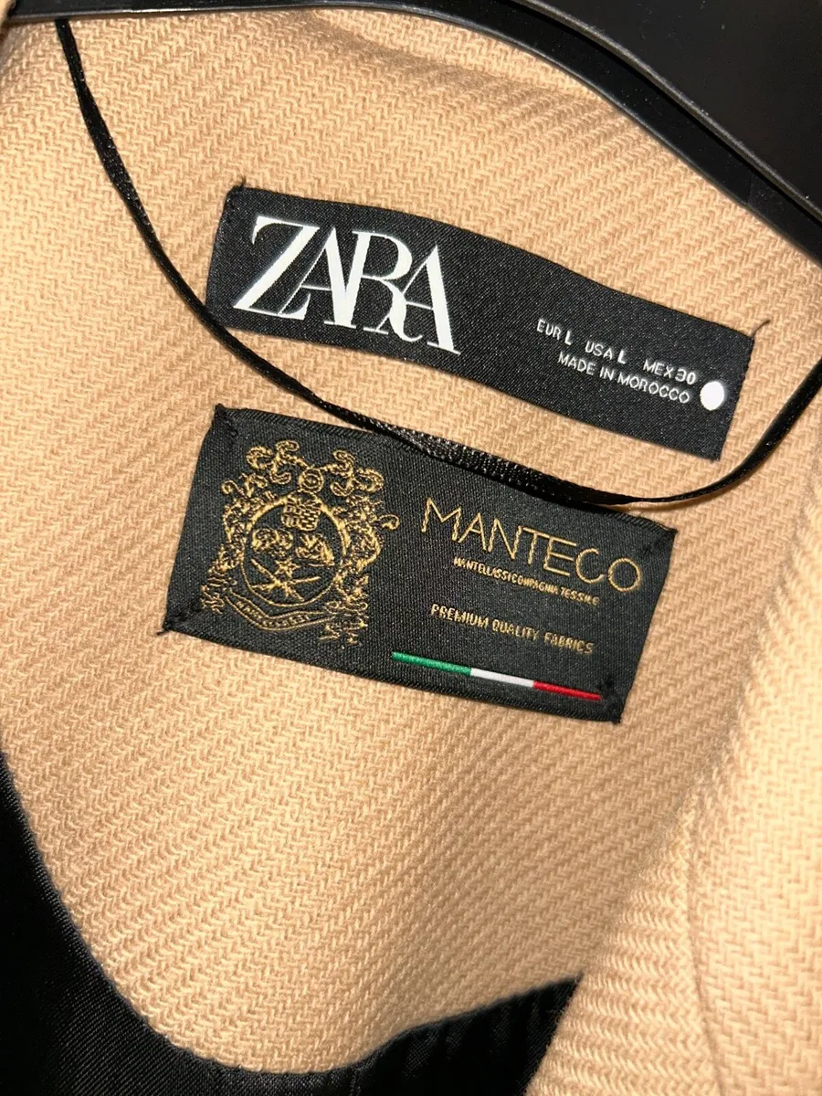 ZARA Manteco Premium Coat 75% Wool - Image 2