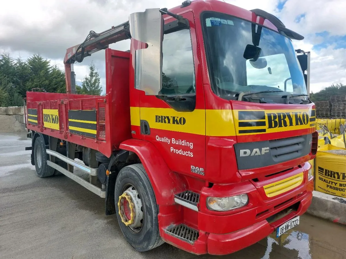 18 ton Daf with crane - Image 1