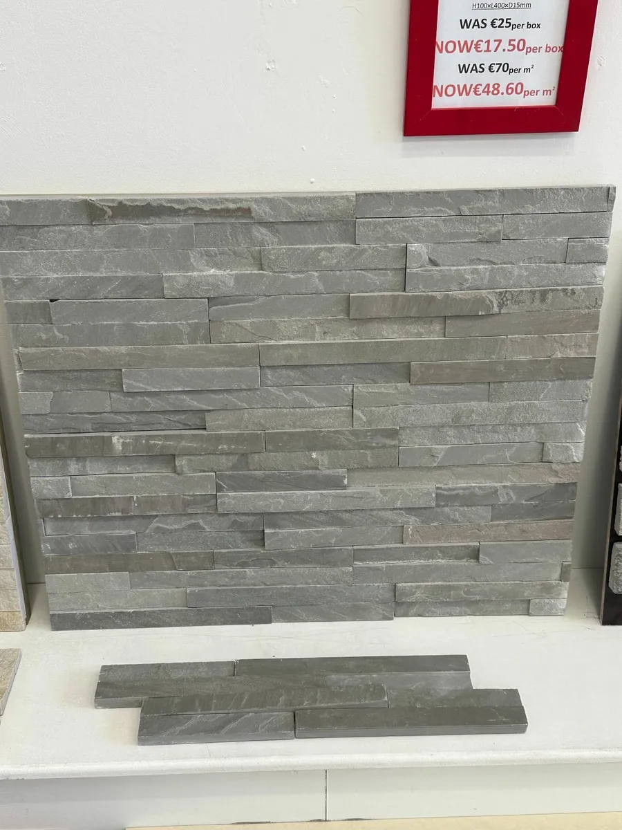 2 x Natural grey stone claddings only 50€ per sq/m - Image 1