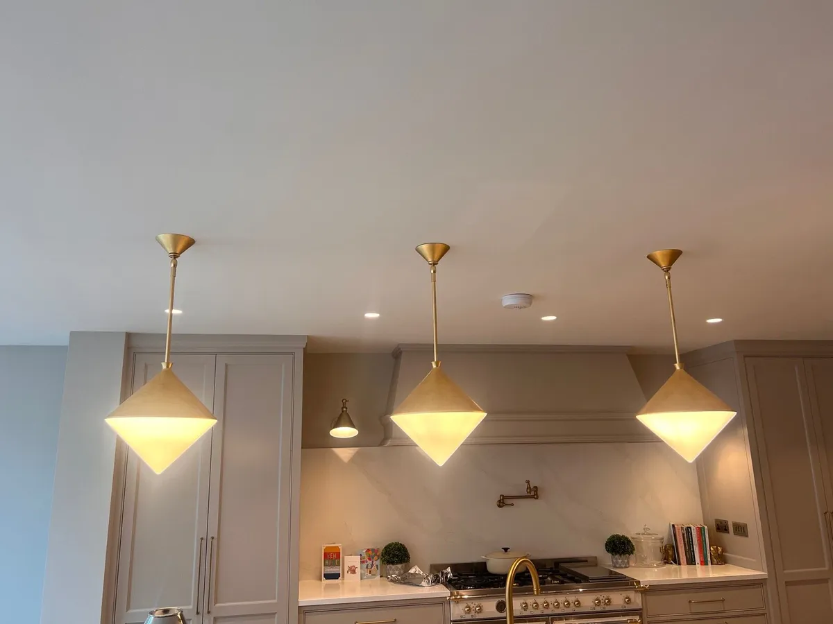 Pendant lights by visual comfort x3 - Image 1