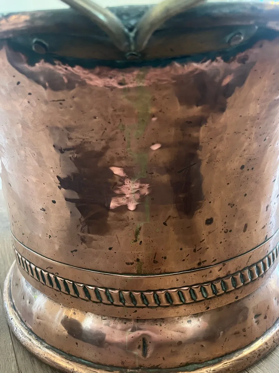 Georgian Copper Log Bucket - Image 4