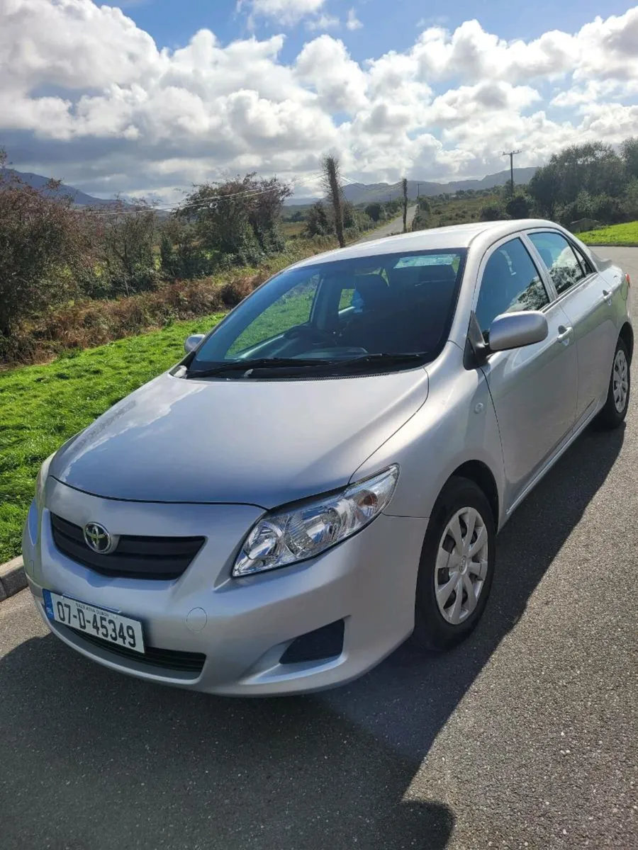 07 Toyota Corolla petrol. Tested till 19/08/26. Ta - Image 1