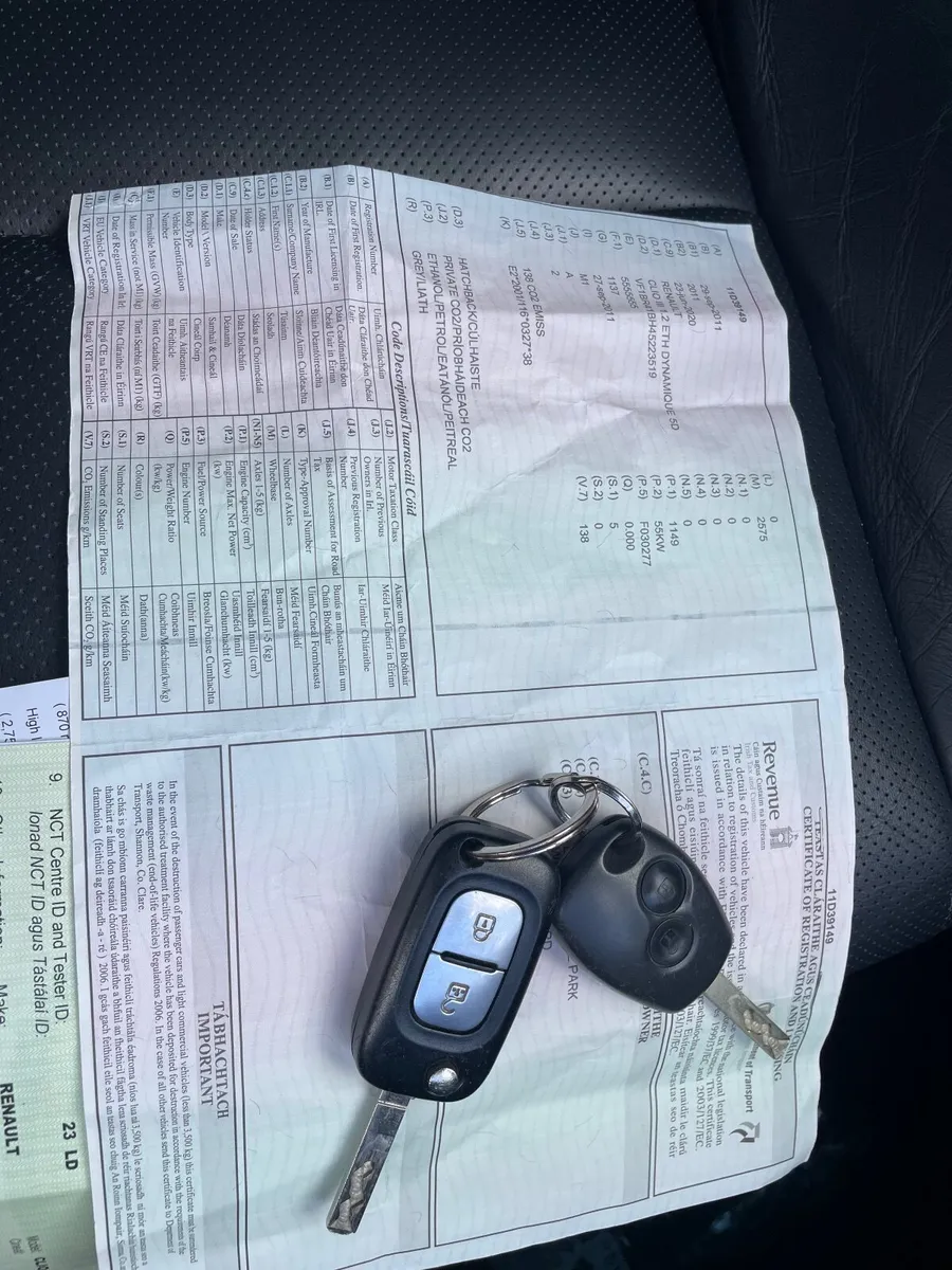 11 Renault Clio 1.2  100 k kms  nct 10/26 - Image 4