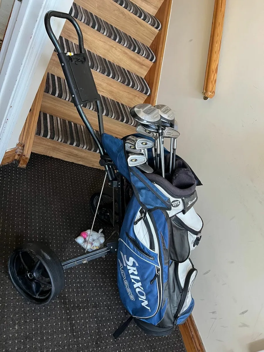 Full Kit Set Golf Clubs Irons Bag Balls GoldenBear - Image 2
