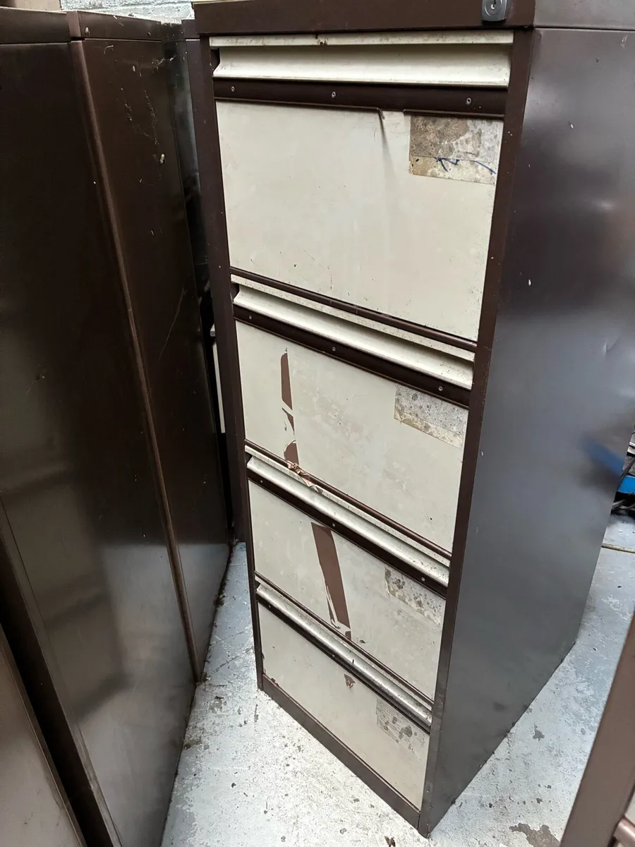 Filling cabinets 4 drawer secondhand