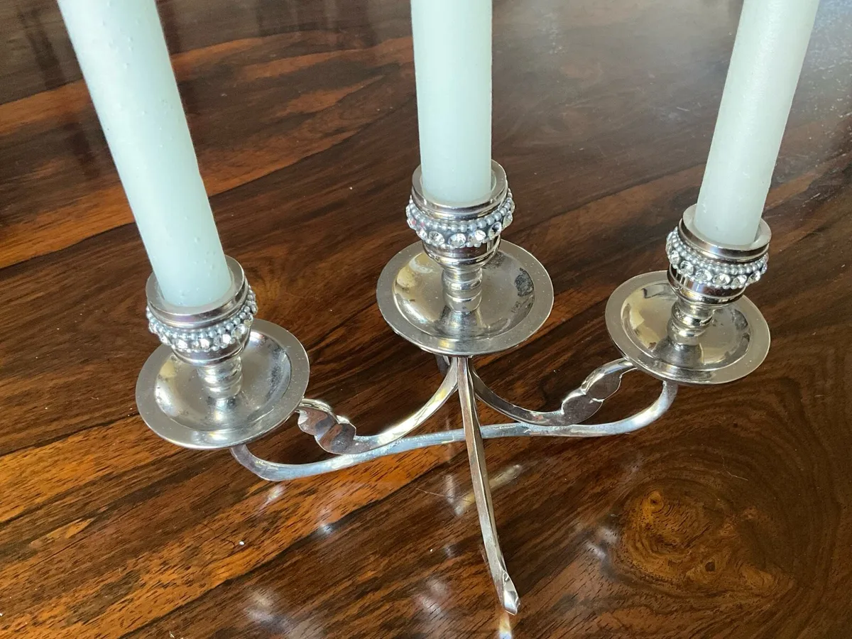 3 Arm Candelabra - Image 2
