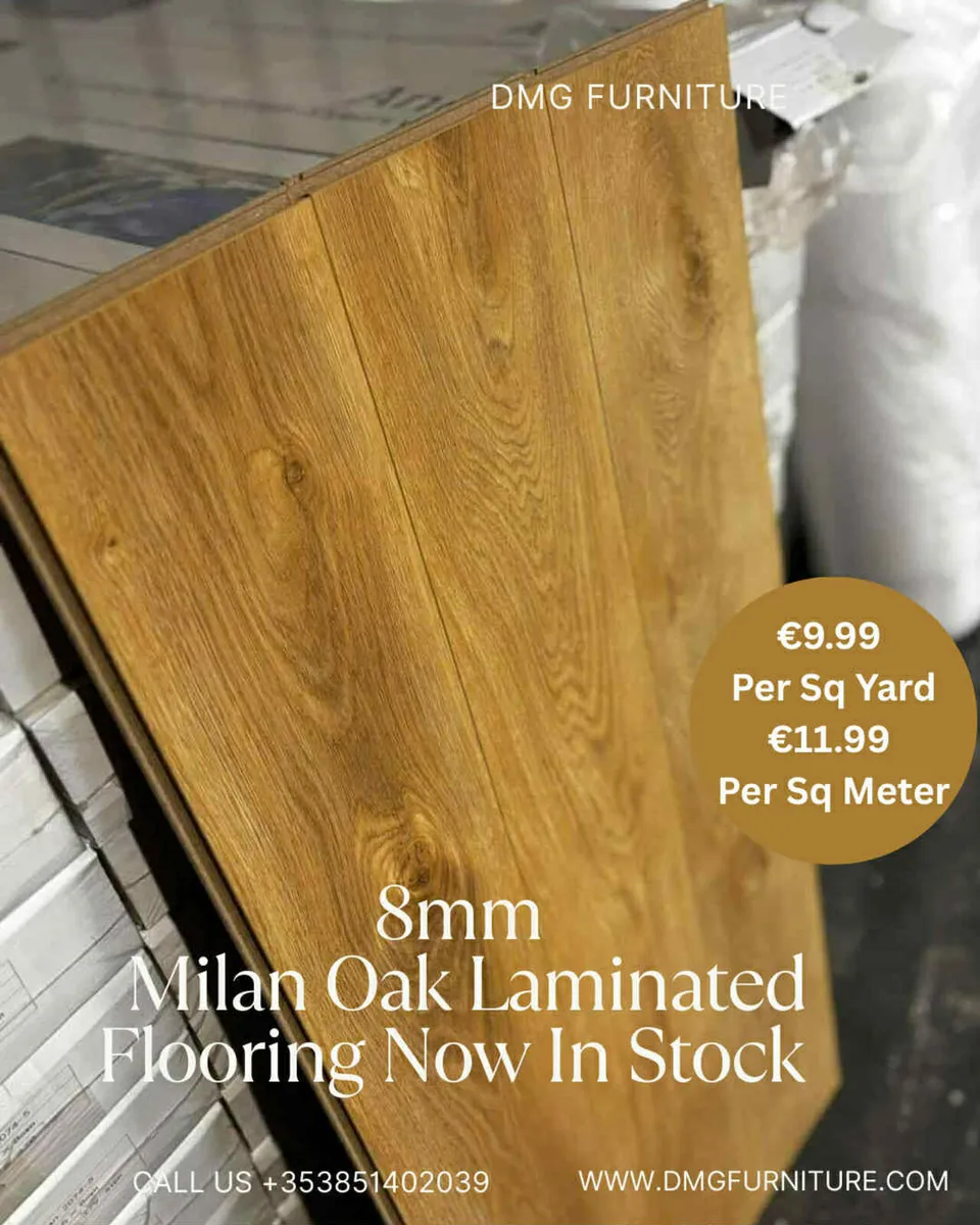 New 8mm Paris Beige Laminated Flooring - Image 2