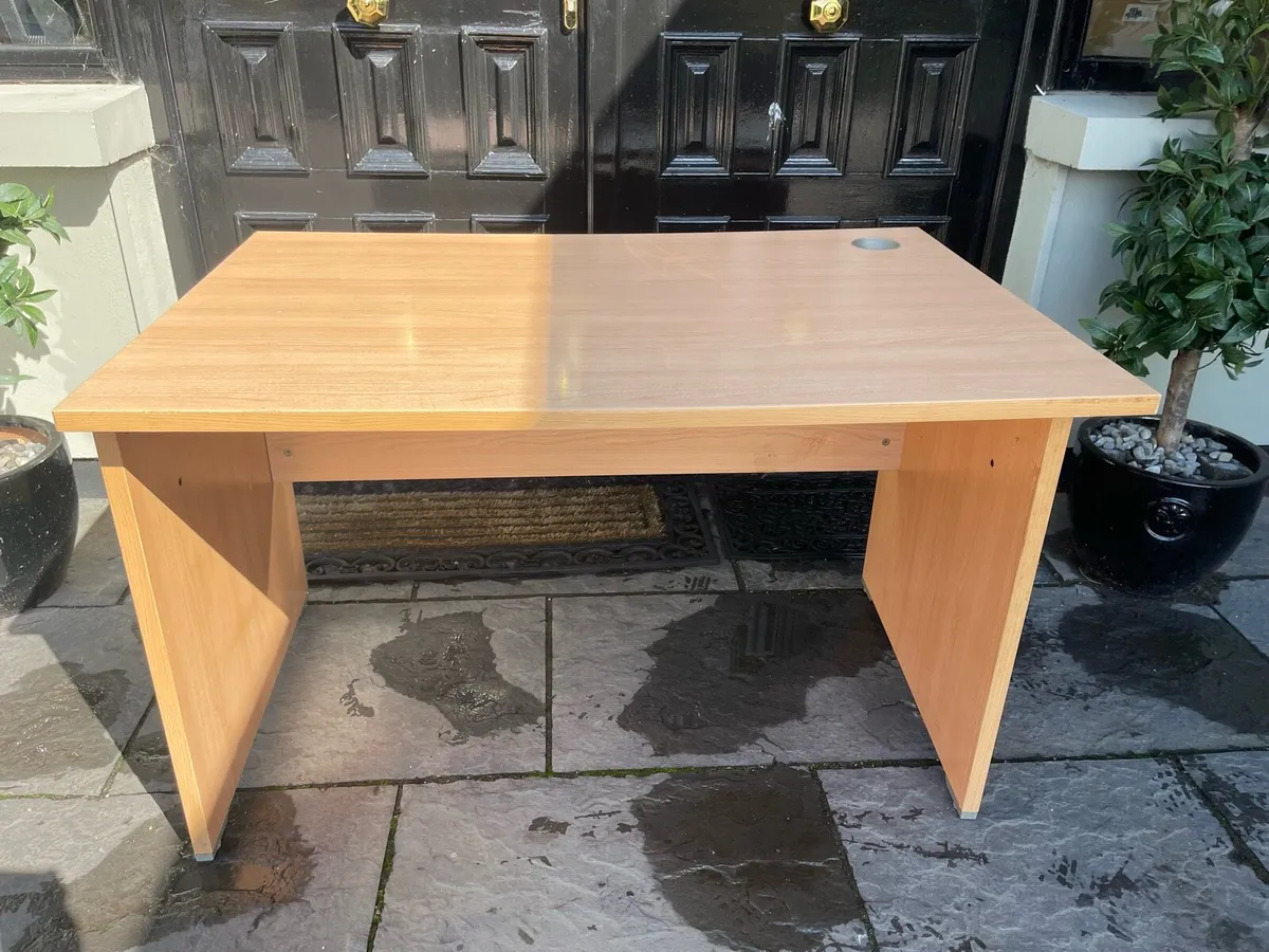 Large Solid Modern Office Or Study Desk - Table - Image 1