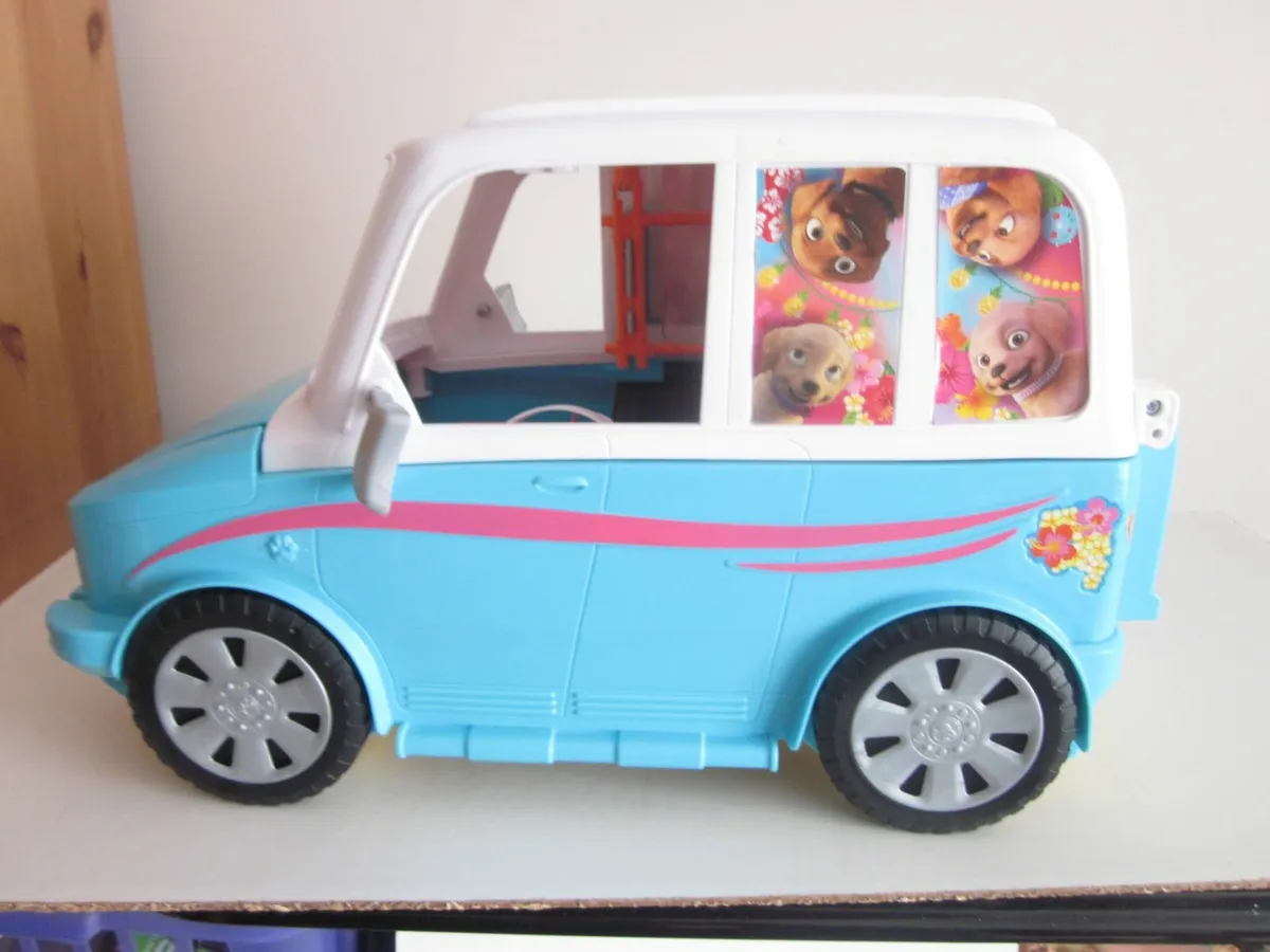 Barbie Ultimate Puppy Mobile Car Camper - Image 4