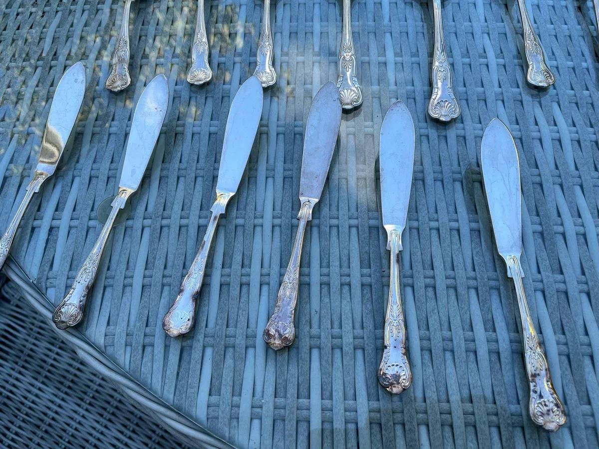 Silver plated .Cutlery - Image 4