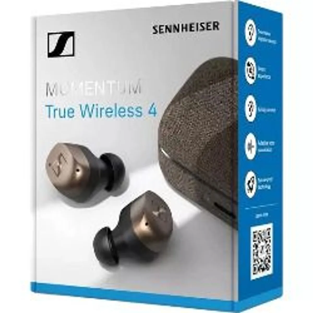 Sennheiser MOMENTUM True Wireless 4 Smart Earbuds Bluetooth 5.4 Copper Headphones/ Little Use - Image 1